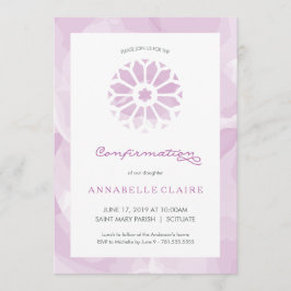 Bekräftelseinbjudan, religiös inbjudan för flickor