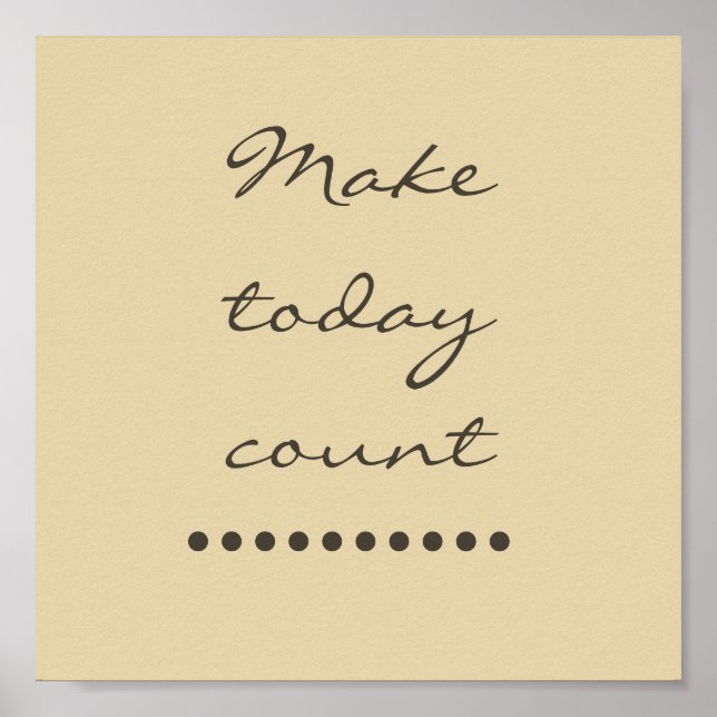 Bekräftelsekonst! Positiv incitamentsmur Poster (Framsidan)