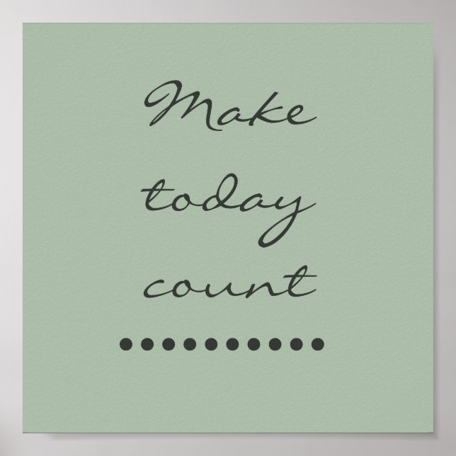 Bekräftelsekonst! Positiv incitamentsmur Poster (Framsidan)