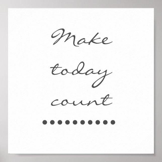 Bekräftelsekonst! Positiv incitamentsmur Poster (Framsidan)