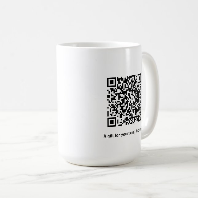 Bekräftelsekort för fred och Lugn Kaffemugg (Framsida höger)