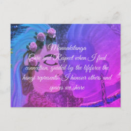 Bekräftelsekort Manaakitanga Vykort