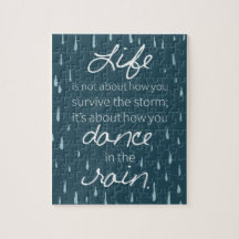 Bekräftelsemeddelande i Rain-inspirationcitattecke