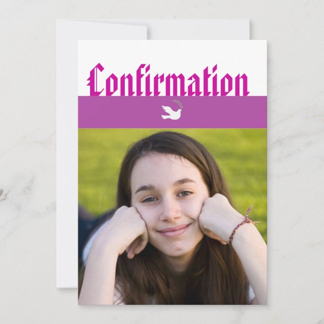 Bekräftelsemeddelande Inbjudningar (Framsida)