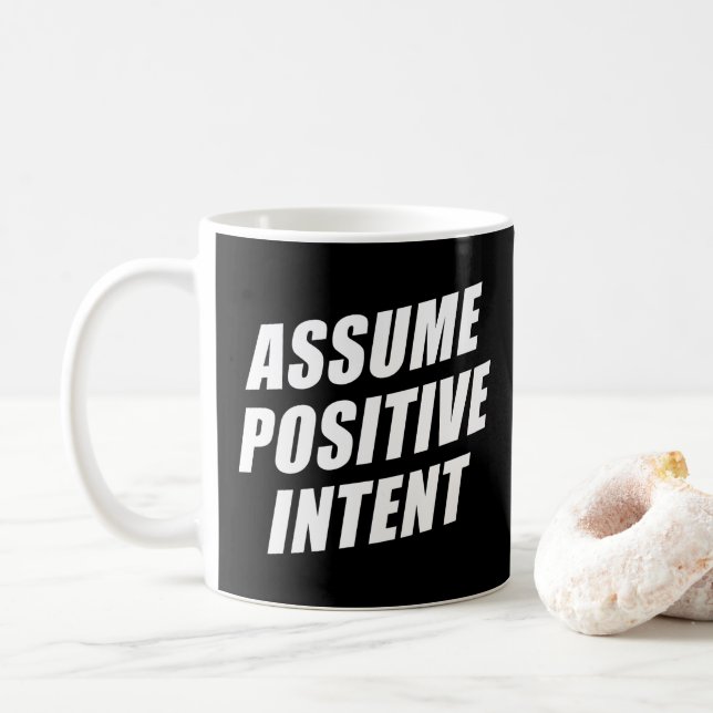 Bekräftelsemeddelandehanteraren antar positiv avsi kaffemugg (Med munk)