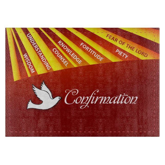 Bekräftelsemottagningsdova för grattisar med Guld  (Framsidan)