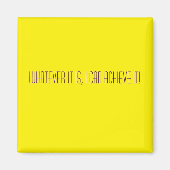 Bekräftelsenergi Magnet (Framsidan)