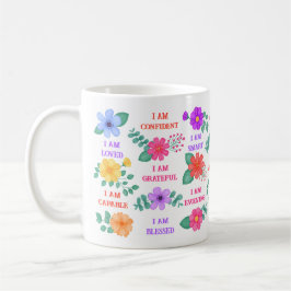 Bekräftelser Skapar dina egna offerter Vibrant Blo Kaffemugg