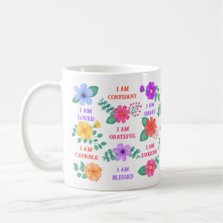 Bekräftelser Skapar dina egna offerter Vibrant Blo Kaffemugg