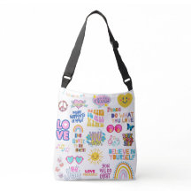 BEKRÄFTELSER VÄNLIGHET CROSSBODY-VÄSKA