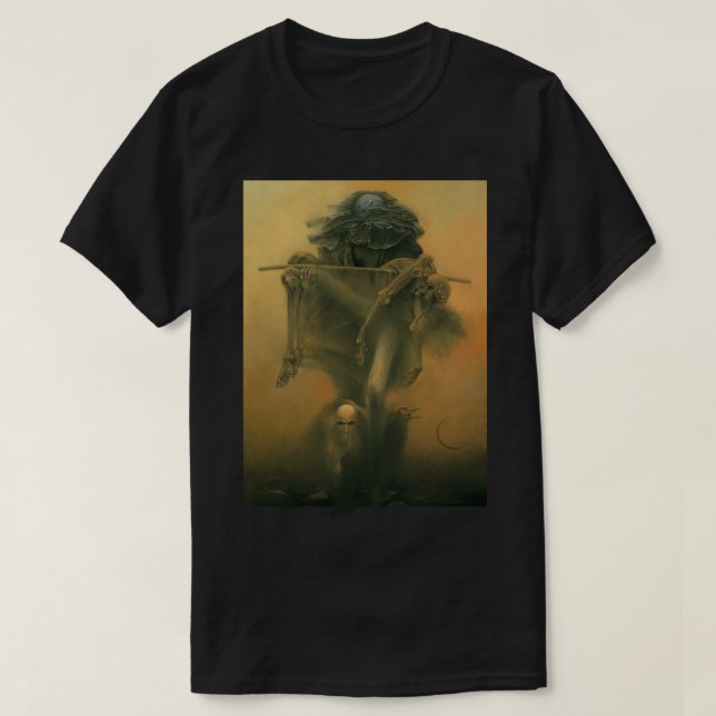 Beksinski Art Prints T Shirt (Design framsida)