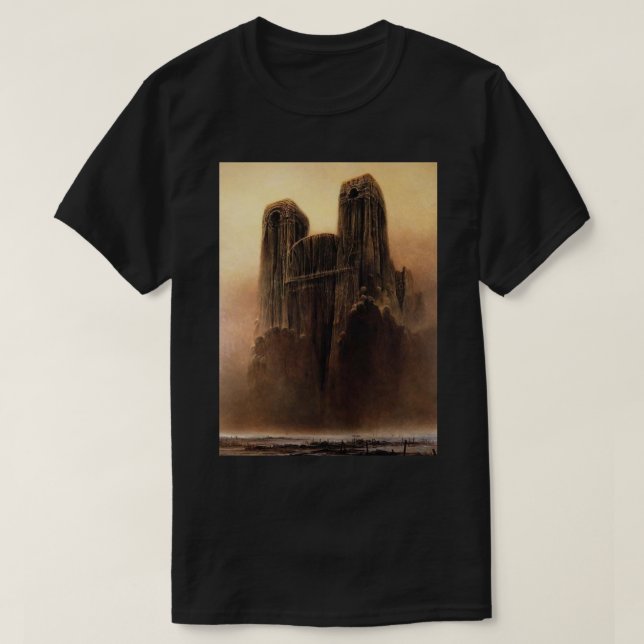 Beksinski Art Prints T Shirt (Design framsida)