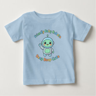 Bekväm Bomullsrobot T Shirt