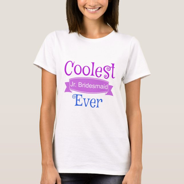 Bekväm och kall Jrbrudtärna T Shirt (Framsida)