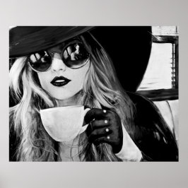 Bekväma tyst ljud poster