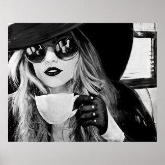 Bekväma tyst ljud poster