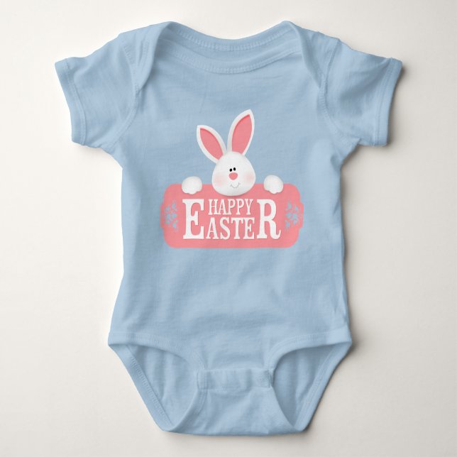 Bekväma utfall i Påsk Baby - Cute & Comfy 🐰 🥚 T Shirt (Framsida)