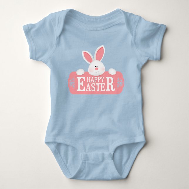 Bekväma utfall i Påsk Baby - Cute & Comfy 🐰 🥚 T Shirt (Framsida)