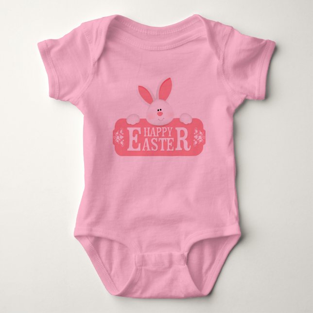 Bekväma utfall i Påsk Baby - Cute & Comfy 🐰 🥚 T Shirt (Framsida)