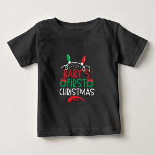 Bekvämt 2023 Baby första julklapp T Shirt