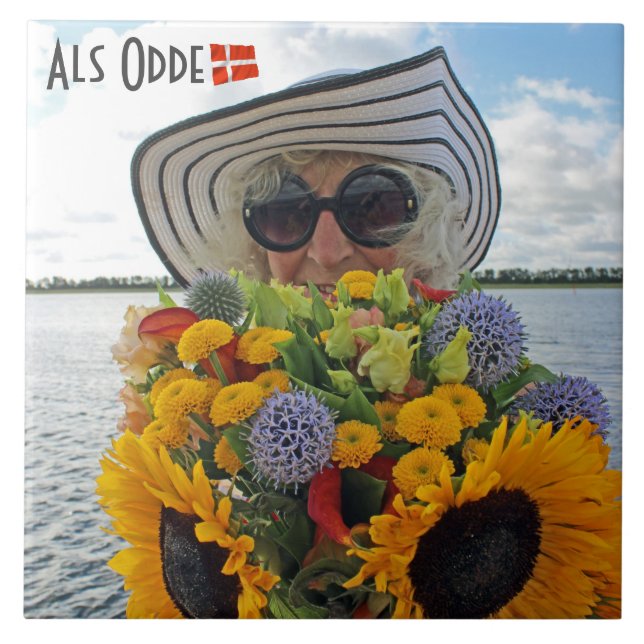 Bekvämt Als Ode, Danmark Tile! Kakelplatta (Framsidan)
