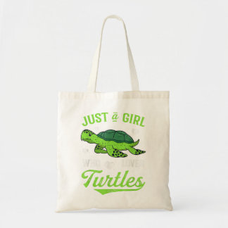 Bekvämt att bara känna en flicka som Kärlek Turtle Tygkasse