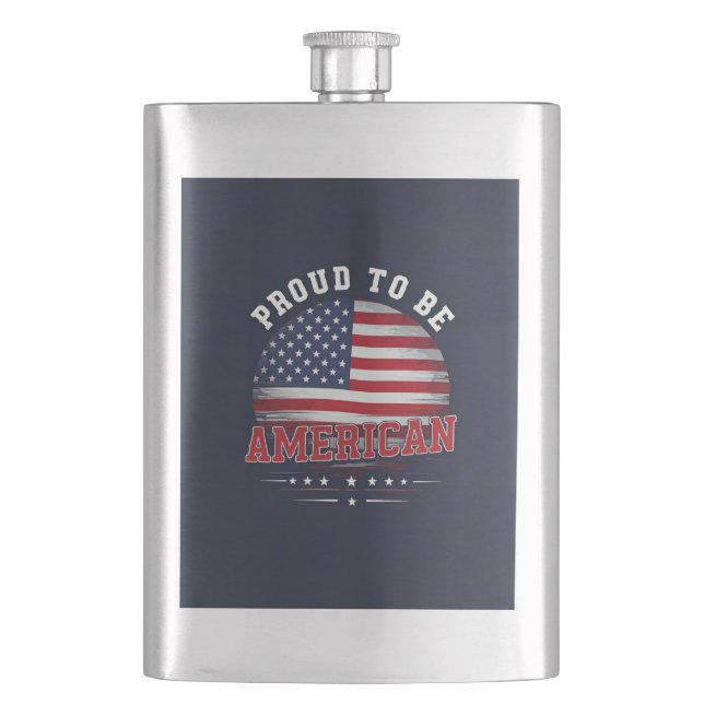 Bekvämt att vara amerikan fickplunta (Framsidan)