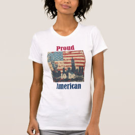 Bekvämt att vara amerikan t shirt