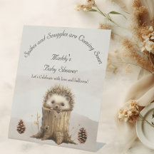Bekvämt barn i Baby Hedgehog