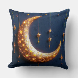 Bekvämt belyst halvmåne måne kudde