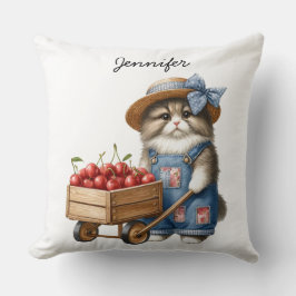 Bekvämt bondhus Cat Dekorativ kudde