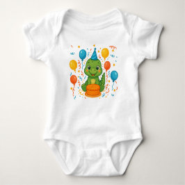 Bekvämt Dinosaur Birthday-firande T Shirt