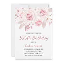 Bekvämt Elegant Ro Womans 100 födelsedagar