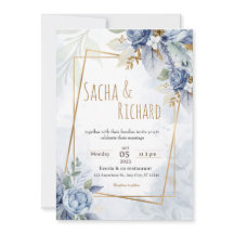 Bekvämt enkla bröllopsinbjudningar.