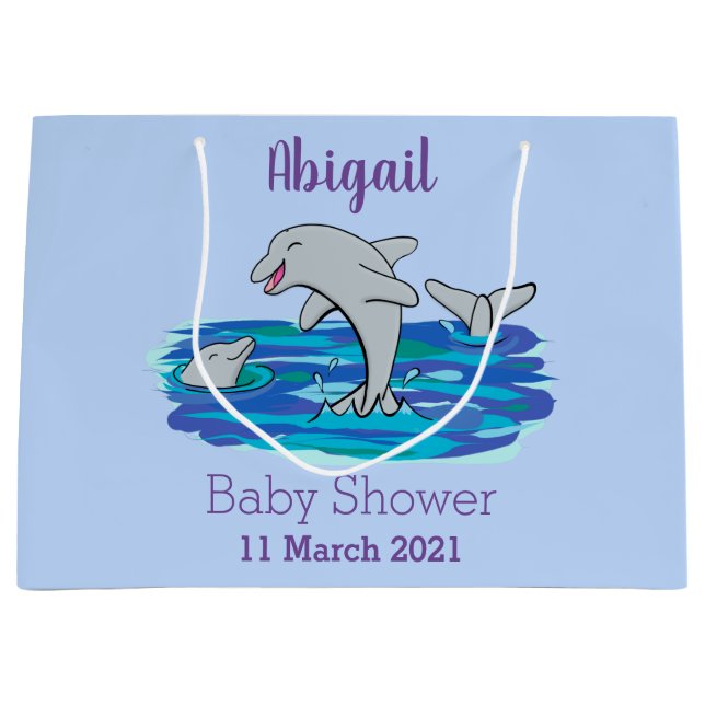 Bekvämt exempel på tecknaden av delfiner från lyck (Framsidan)