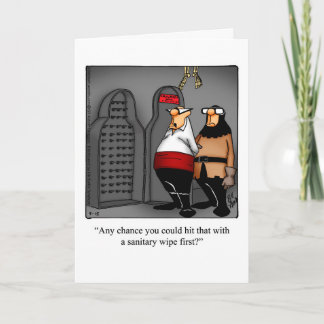 Bekvämt födelsedagshälsningskort Humor Kort