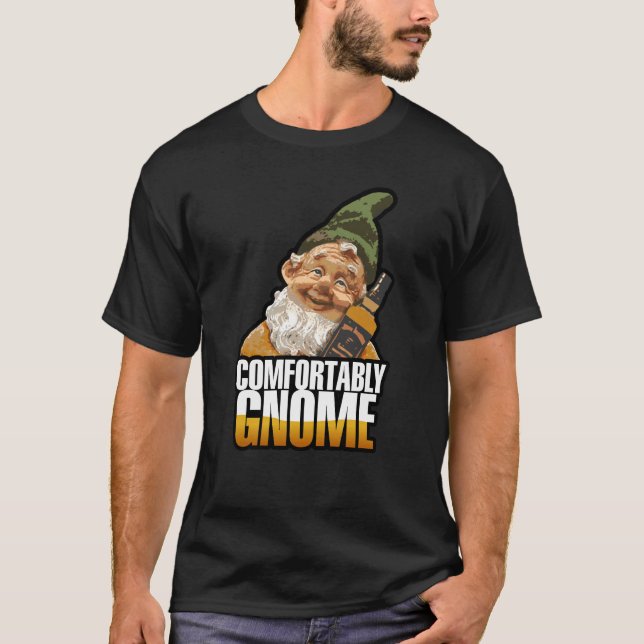 Bekvämt Gnome T-shirt (Framsida)