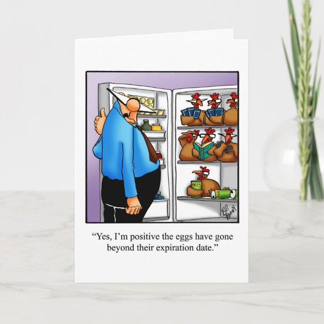 Bekvämt Grattis på födelsedagen-hälsningskort Kort (Framsida)