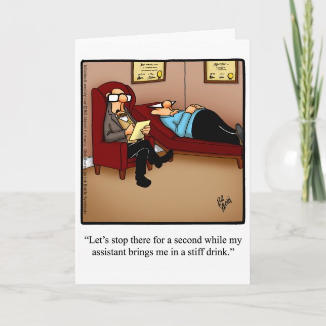 Bekvämt Grattis på födelsedagen-hälsningskort Kort (Framsida)