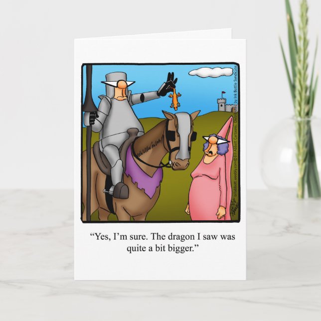 Bekvämt Grattis på födelsedagen-hälsningskort Kort (Framsida)