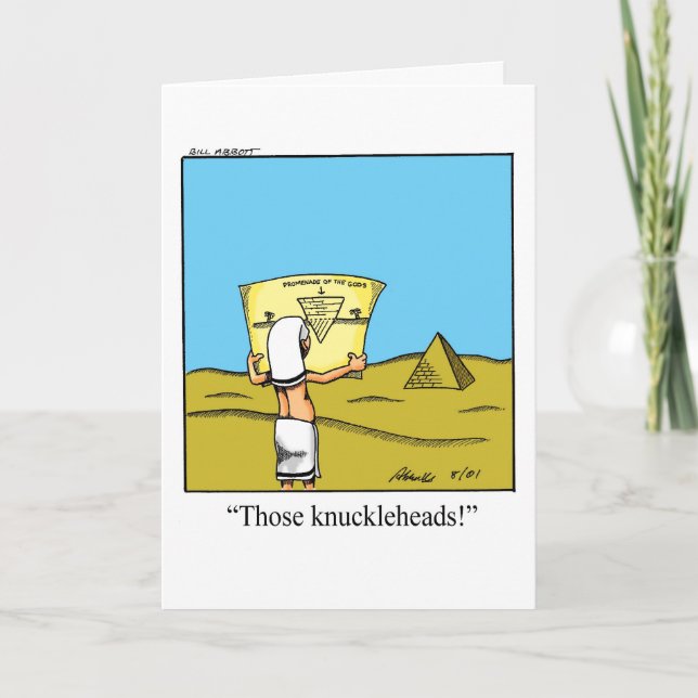 Bekvämt gratulationskort för Humor på arbetsplats Kort (Framsida)