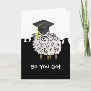 Bekvämt gratulationskort för Studenten får Kort