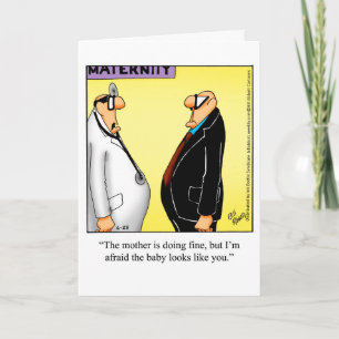 Bekvämt hälsningskort för Grattisar i Baby Kort