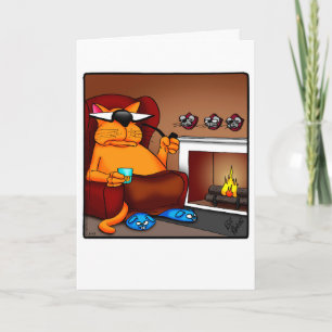 Bekvämt hälsningskort för Grattisar i Pension Kort