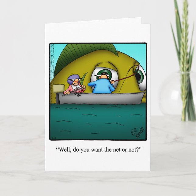 Bekvämt hälsningskort Pension Humor Kort (Framsida)