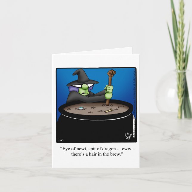 Bekvämt Happy halloween-hälsningskort Kort (Framsida)