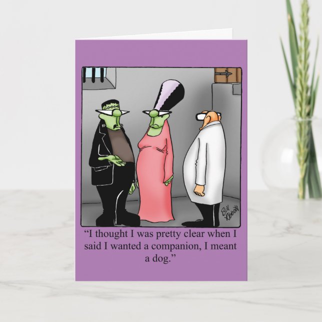 Bekvämt Happy halloween-hälsningskort Kort (Framsida)