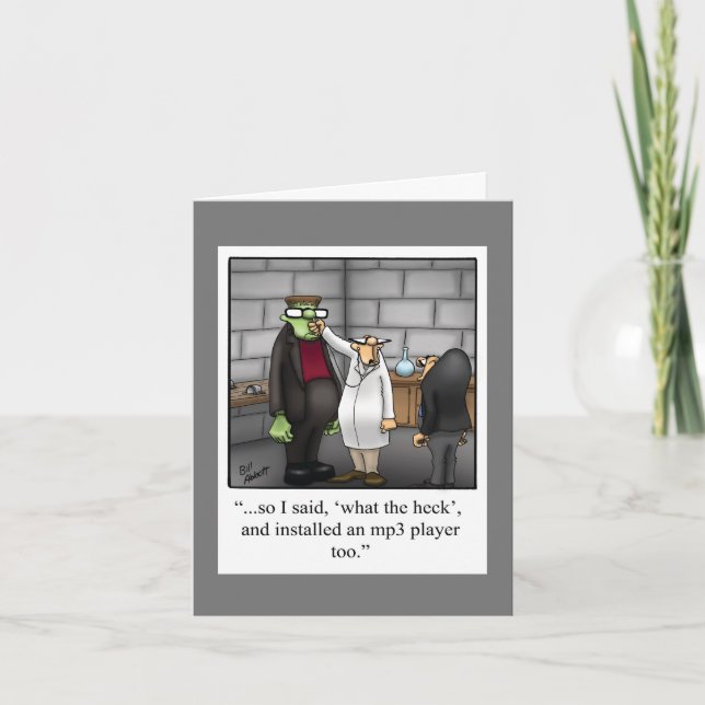 Bekvämt Happy halloween-hälsningskort Kort (Framsida)