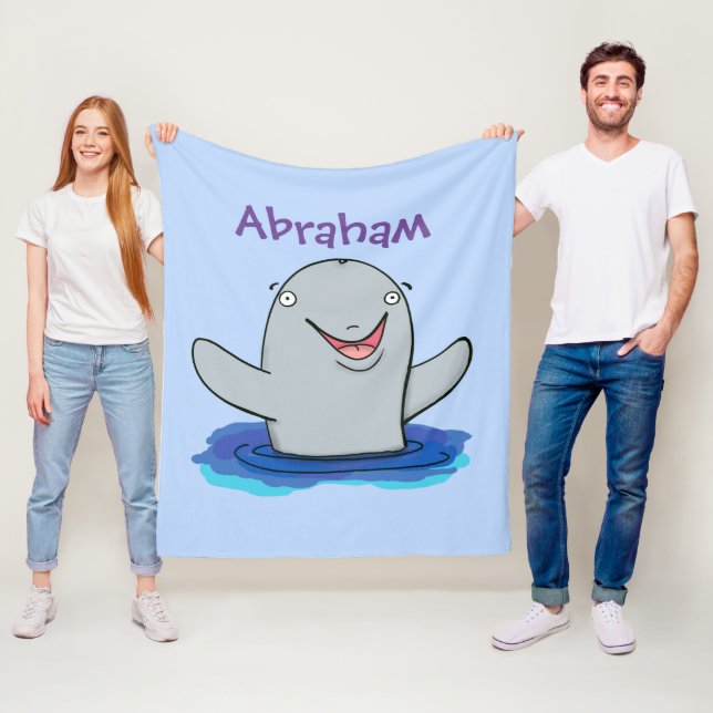 Bekvämt illustration av tecknaden i lycklig fleecefilt (På plats)
