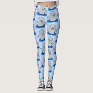 Bekvämt illustration av tecknaden i lycklig leggings
